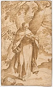 Saint Dominic Reading