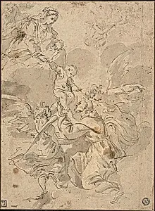 Saint Francis Adoring Virgin and Child