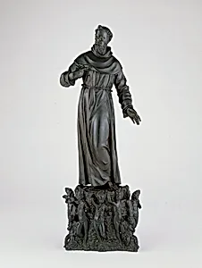 Saint Francis of Assisi; Base with Putti