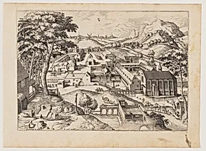 Saint Jerome in the Desert, from Landscapes with Biblical Subjects and Saints