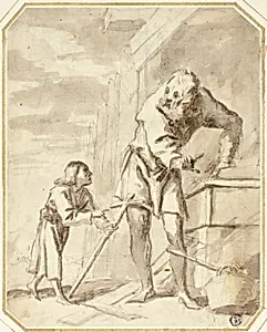 Saint Joseph with the Child Jesus in his Carpentry Shop
