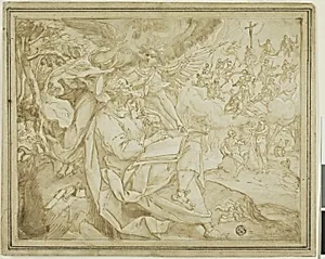 Saint Matthew with Adam and Eve and the Tree of Jesse