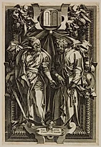 Saint Paul and Saint Peter by René Boyvin