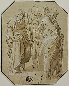 Saint Paul and Three Other Standing Figures