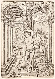 Saint Sebastian by Nicoletto da Modena