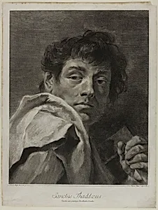 Saint Theodore, from The Holy Family and the Twelve Apostles