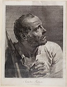 Saint Thomas, from The Holy Family and the Twelve Apostles