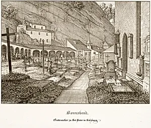 Saturday: Graveyard of St. Peter's in Salzburg
