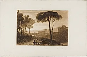 Scene in the Campagna, plate 38 from Liber Studiorum by Joseph Mallord William Turner