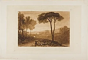 Scene in the Campagna, plate 38 from Liber Studiorum by Joseph Mallord William Turner