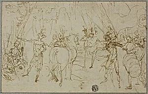 Scene with Soldiers