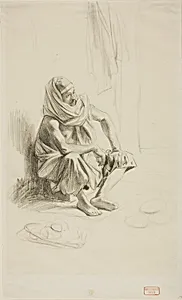 Seated Arab