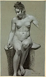 Seated Female Nude