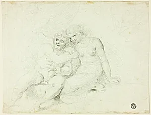 Seated Male Near Female