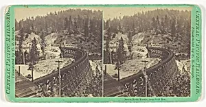 Secret Town Trestle, near Gold Run, from the series "Central Pacific Railroad"