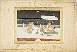 Seduction Scene on a Terrace by Moonlight