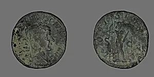 Sestertius (Coin) Portraying Emperor Gordianus by Ancient Roman