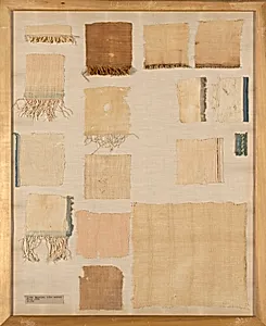 Seventy Mummy Wrapping Fragments by Ancient Egyptian