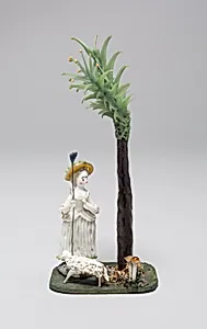 Shepherdess Under a Tree by Unknown