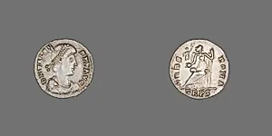 Siliqua (Coin) Portraying Emperor Valens by Ancient Roman
