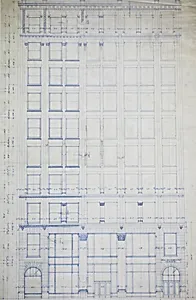 Silversmith Building, Chicago, Illinois, Elevation