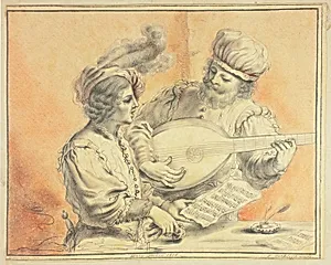 Singer and Lute Player