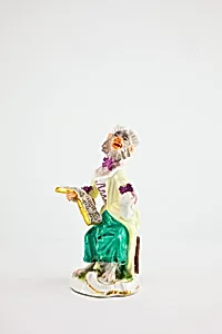 Singer for the Monkey Band by Meissen Porcelain Manufactory