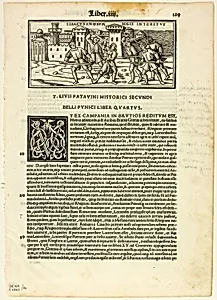 Siracusanorum Regis Interitus (The Murder of the King of the Syracusans) from T. Livius Patavinus historicus duobus libris auctus, plate 86 from Woodcuts from Books of the XVI Century