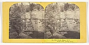 Six Mile Creek, Ithaca, N.Y. Well's Fall, looking down