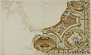 Sketch of Ceiling Decoration