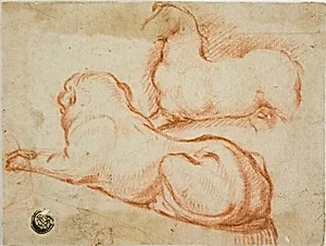 Sketch of Horse and Dog