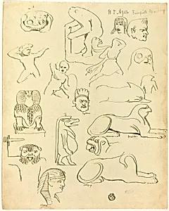 Sketches After Sculptures and Reliefs, Mainly Egyptian by W. T. Agar