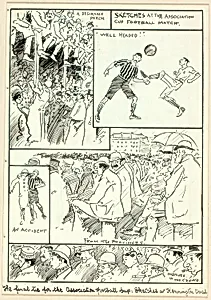 Sketches at the Association Cup Football Match