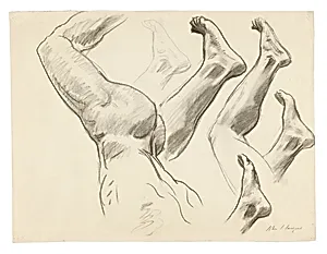 Sketches of Legs and Feet by John Singer Sargent