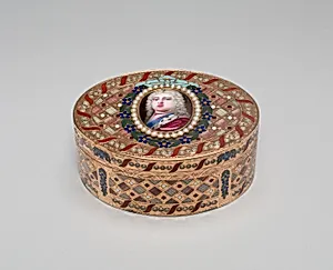 Snuff Box: Portrait of Saxon Prince