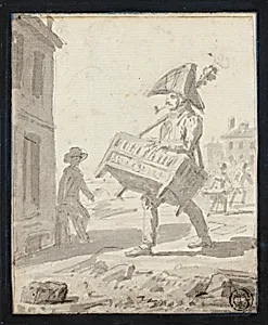 Soldier Carrying a Piece of Furniture