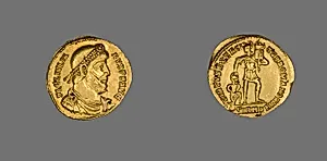 Solidus (Coin) Portraying Emperor Julian II by Ancient Roman