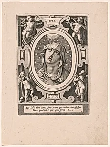 Spes, plate 2 from The Seven Virtues
