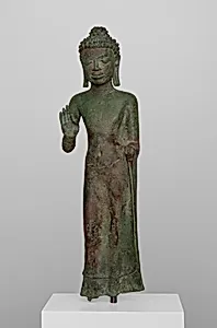 Standing Buddha with Hand in Gesture of Teaching (<em>Vitarkamudra</em>)