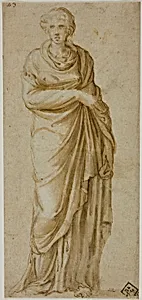 Standing Draped Female Figure