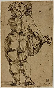 Standing Putto Seen From the Back