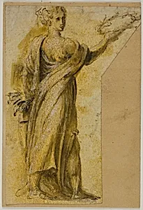 Standing Woman with Laurel Wreath