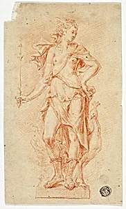 Statue of Juno with Scepter and Peacock