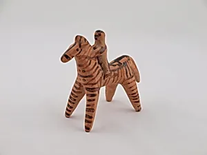 Statuette of a Horse and Rider by Ancient Greek