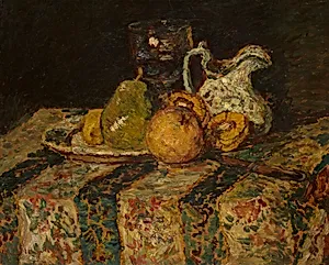 Still Life with Fruit and Wine Jug