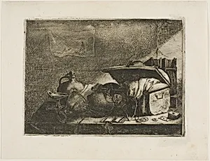 Still Life with Travelling Trunk