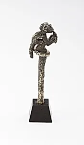 Stopper or Spoon with Figure of Monkey [Broken at Bottom] by Inca