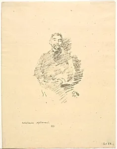 Stéphane Mallarmé by James McNeill Whistler
