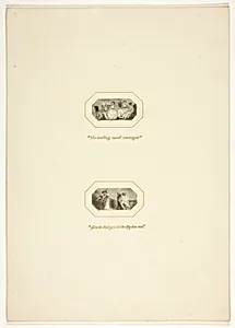 Study for a plate from The Triumphs of Temper, in the 1796 Royal Engagements Pocket Book by Thomas Stothard