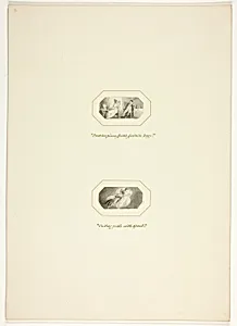 Study for a plate from The Triumphs of Temper, in the 1796 Royal Engagements Pocket Book by Thomas Stothard